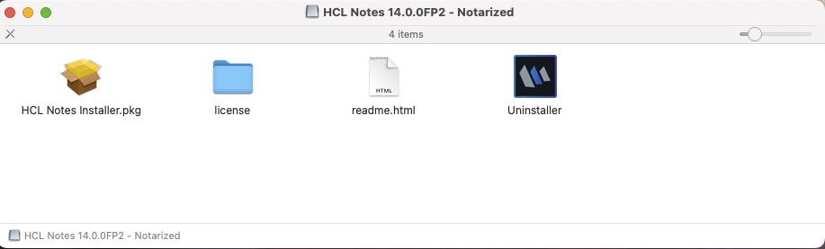 HCL Notes 14.0.0FP2 - Notorized DMG Contents