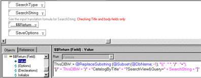 The ViewSearchGeneric form